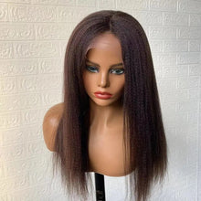Load image into Gallery viewer, Yaki Straight 180% density 4x4/13x4/13x6/360 lace Human Hair Wig