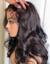 Load image into Gallery viewer, Curly Baby Hair Body Wave 13X6/ 13X4 HD Lace Frontal Wig Preplucked HD Lace Front Human Hair Wigs Pre plucked Remy