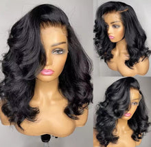 Load image into Gallery viewer, HD Lace 13x4/ 13x6/ 360 Lace Body Wave Texture Human Hair Wig 180% density Preplucked with Baby Hair