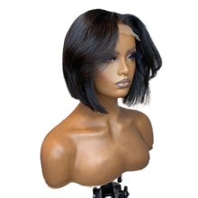 Load image into Gallery viewer, Short Bob Lace Front Straight Wig 4x4/13x4/13x6 Bob Lace Human Hair Wigs for Women Pre Plucked Brazilian Remy Lace Front Wig