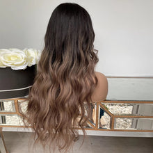 Load image into Gallery viewer, Dark Brown Lace Wigs 180% Ombre Human Hair Wig for Women Preplucked 13x4/13x6/360 Loose Wave