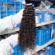 Load image into Gallery viewer, Malaysian Deep Curly Wave Tape In Human Hair Extensions Malaysian Tape Ins Virgin Hair - 80pcs