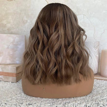 Load image into Gallery viewer, Highlight Brown Lace Front 4x4/13x4/13x6 Bob Wigs Short Wave Colored Wig
