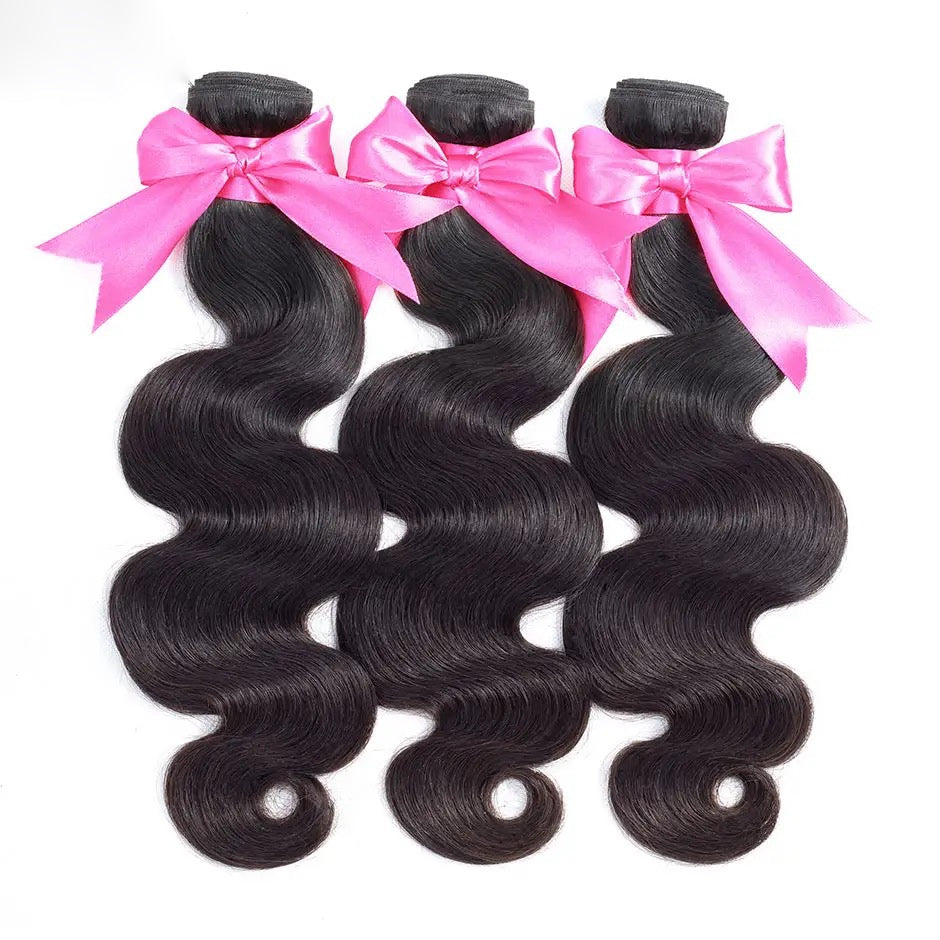 Peruvian Body Wave Human Hair Bundles 100% Human Hair
