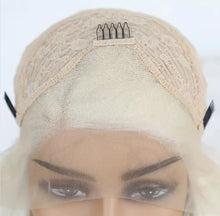 Load image into Gallery viewer, 13x4/13x6/360 Platinum Blonde Lace Front Wig Human Hair Transparent HD Lace Frontal Wig #60 Platinum Ash Blonde Straight Hair Wigs Brazilian Hair
