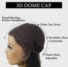 Load image into Gallery viewer, Dark Brown Body Wave HD Lace Frontal Wig Human Hair Pre Plucked 180% 13x4/13x6/360 Brazilian Full Lace Frontal Wig
