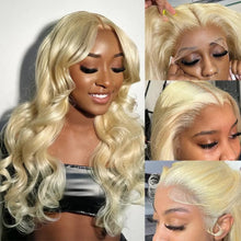 Load image into Gallery viewer, 613/Honey Blonde 13x4/13x6/360 HD Transparent Lace Frontal Body Wave Human Hair Wig
