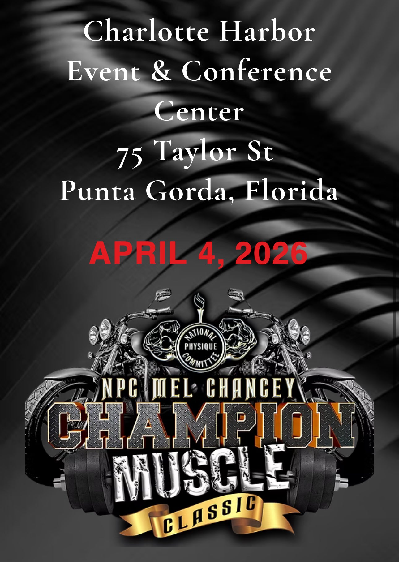 NPC Mel Chancey Champion Muscle Classic — April 4, 2026 — Punta