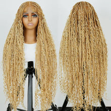 Load image into Gallery viewer, 36 Inches Full Lace Premium Bohemian Box Braided Wigs Knotless
