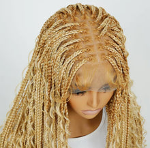 Load image into Gallery viewer, 36 Inches Full Lace Premium Bohemian Box Braided Wigs Knotless
