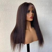 Load image into Gallery viewer, Yaki Straight 180% density 4x4/13x4/13x6/360 lace Human Hair Wig
