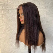 Load image into Gallery viewer, Yaki Straight 180% density 4x4/13x4/13x6/360 lace Human Hair Wig

