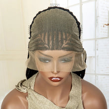 Load image into Gallery viewer, Lace Frontal Afro Synthetic Braided Wig 32 Inches Long Lace Front African Cornrow Braids Hair Wig
