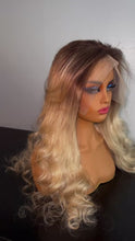 Load and play video in Gallery viewer, 13x4/13x6/360 Lace Dark Root Ash Blonde 200% density Human Hair Wig
