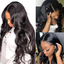 Load image into Gallery viewer, Body Wave HD Lace Frontal Wig Human Hair Pre Plucked 180% 13x4/13x6/360 Brazilian Full Lace Frontal Wigs
