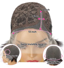 Load image into Gallery viewer, Short Pixie Wigs Human Hair Pixie Cut Wig 13x4x1 Side Part HD Lace Pixie Cut Lace Front Wigs Human Hair Pre Plucked Pixie Cut Wigs
