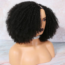 Load image into Gallery viewer, Afro Kinky Curly U Part Wig  Remy Human Hair Kinky Curly Wigs 180% Density 4b 4c Glueless
