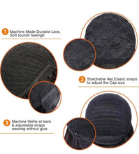 Load image into Gallery viewer, Pixie Cut Wig Black and Honey Brown Human Hair Wigs Short Remy Hair Black with Brown F1B/33 Color
