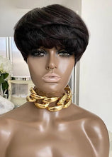 Load image into Gallery viewer, Pixie Cut Wig Straight Human Hair Wigs Short Bob Wig Full Machine Made Wigs For Women Human Hair Wig Pre Plucked Short Bob Wig
