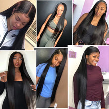 Load image into Gallery viewer, HD Lace Frontal Wig Human Hair Wigs Pre Plucked With Baby Hair 13x4 Straight Lace Front Wig 180% density
