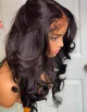 Load image into Gallery viewer, Curly Baby Hair Body Wave 13X6/ 13X4 HD Lace Frontal Wig Preplucked HD Lace Front Human Hair Wigs Pre plucked Remy
