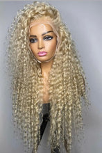 Load image into Gallery viewer, 613 Blonde 13x4/13x6/360 HD Transparent Lace Front Human Hair Wigs for Women Long Curly 180% Density Human Hair Wig Pre plucked Frontal
