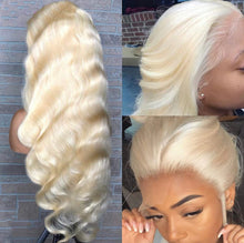 Load image into Gallery viewer, 613 Lace Front Wig Human Hair 13x4 HD Lace Front Wigs Human Hair Pre Plucked with Baby Hair 613 Frontal Wig 180% Density
