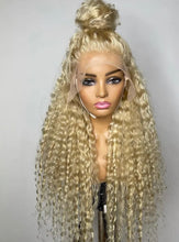 Load image into Gallery viewer, 613 Blonde 13x4/13x6/360 HD Transparent Lace Front Human Hair Wigs for Women Long Curly 180% Density Human Hair Wig Pre plucked Frontal
