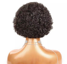 Load image into Gallery viewer, Short Bob Wig Pixie Cut Wig Curly Human Hair Wigs Women Side Part Deep Wave Lace Wig 13x4/13x6 Transparent Lace Wigs
