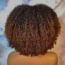 Load image into Gallery viewer, HD Brown/ Black Lace Frontal Wig Deep Kinky Curly Coil 13x4/ 13x6/ No Lace Slip on and go  Lace Front Human Hair Wigs Kinky Curly Wig  Remy Brazilian 200% Density
