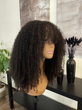 Load image into Gallery viewer, Afro Curly Human Hair Wig 180% Density No Lace Slip On and Go
