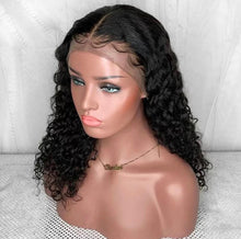 Load image into Gallery viewer, Deep Curly Human Hair 13x6, 360, 13X4 Lace Frontal Wig Curly Brazilian Remy Hair Preplucked 180% Density
