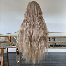 Load image into Gallery viewer, Glueless Light Ash Platinum Blonde 100% Full Lace Human Hair Highlight Natural Body Wave 13x4/13x6 Transparent Lace Front Wigs
