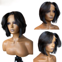 Load image into Gallery viewer, Short Bob Lace Front Straight Wig 4x4/13x4/13x6  Bob Lace Human Hair Wigs for Women Pre Plucked Brazilian Remy Lace Front Wig
