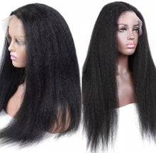 Load image into Gallery viewer, Brazilian Kinky Straight Human Hair Wig 13x4/13x6/360 Lace Frontal Wigs 180% Density
