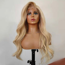 Load image into Gallery viewer, 613/ Blonde HD Lace Body Wave 13x4/ 13x6/ 360 lace frontal wig Preplucked 180% Density
