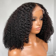 Load image into Gallery viewer, 200% Density 3B/3C Soft Kinky Curly 13x4/13x6 Lace Front Wigs Kinky Curly Lace Closure Human Hair Wig PrePlucked
