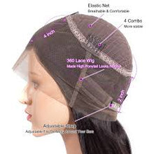 Load image into Gallery viewer, Ombre Chocolate Brown Glueless Full Lace Human Hair Wig With Baby Hair 13x4/13x6/360 Frontal Light Chesunut Brown Lace Front Wig
