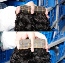 Load image into Gallery viewer, Curly Human Hair Tape In Extensions Remy Malaysian Curly Texture Tape ins 80pcs
